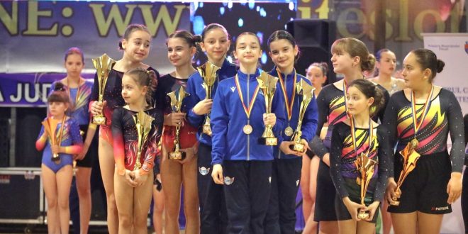 Gimnastele de la CSȘ Ilfov au cucerit argintul și bronzul la Cupa Pitești
