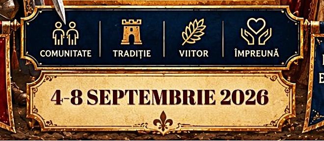 Dambovita in sarbatoare: Programul complet al Zilelor Cetatii Targoviste 2026. Cinci zile de spectacole medievale, concerte de top, competitii de gala si show-uri multimedia nocturne
