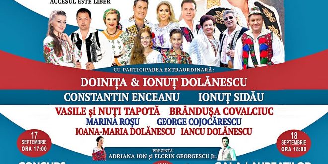 Regal folcloric la Targoviste! Totul despre Festivalul-Concurs National „Ion Dolanescu”, editia a XII-a